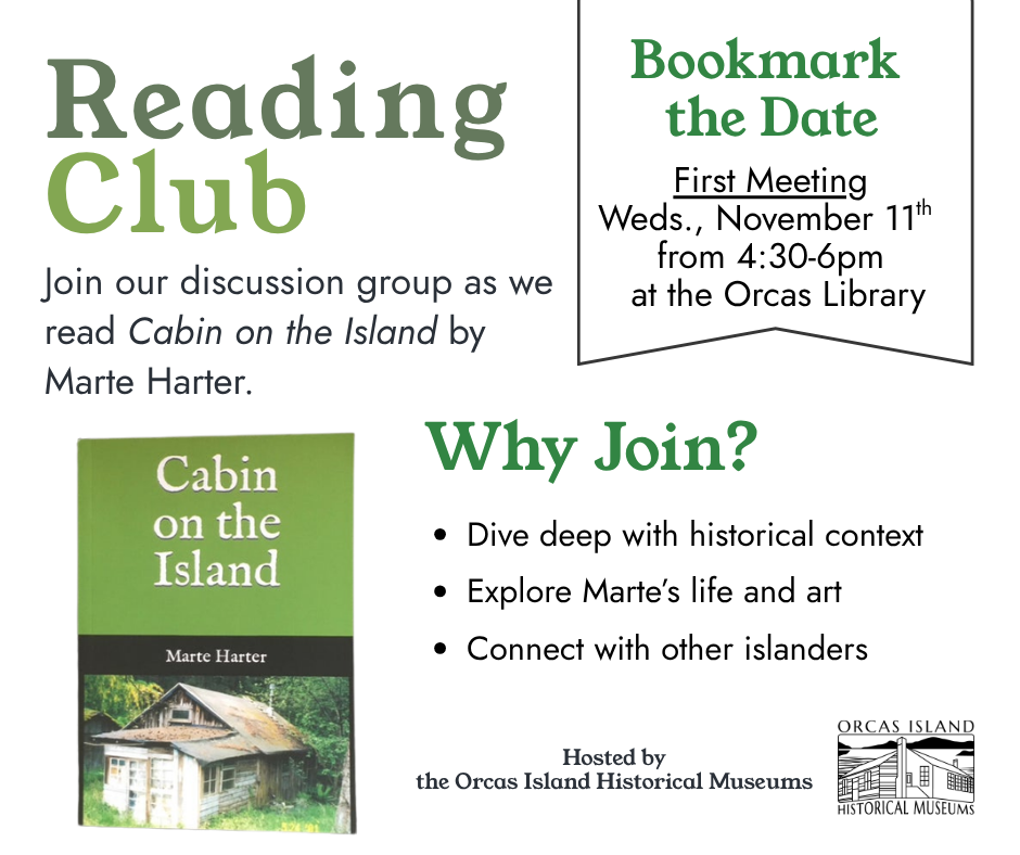 "Cabin on the Island" Reading Group