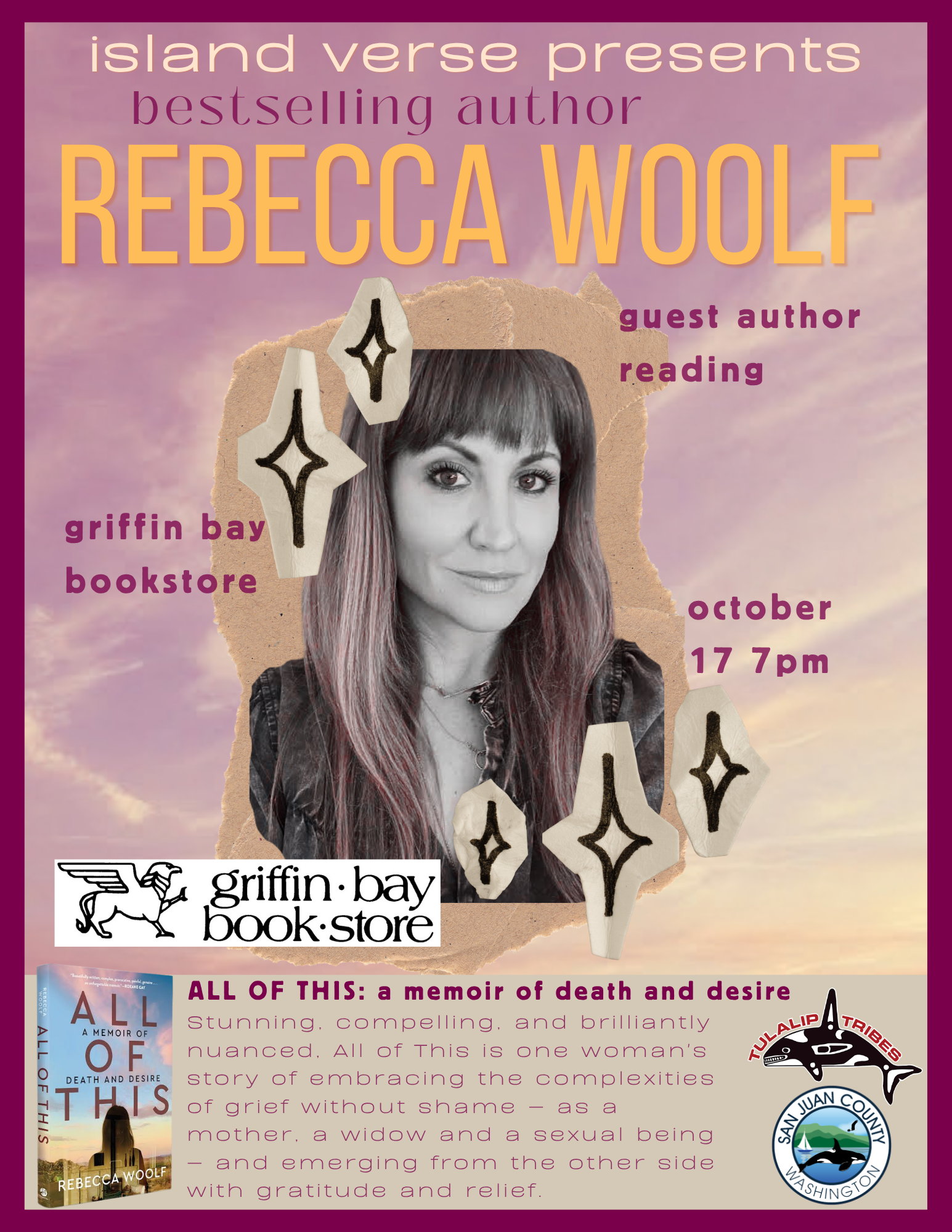 Rebecca Woolf presents All of This: a memoir of death and desire