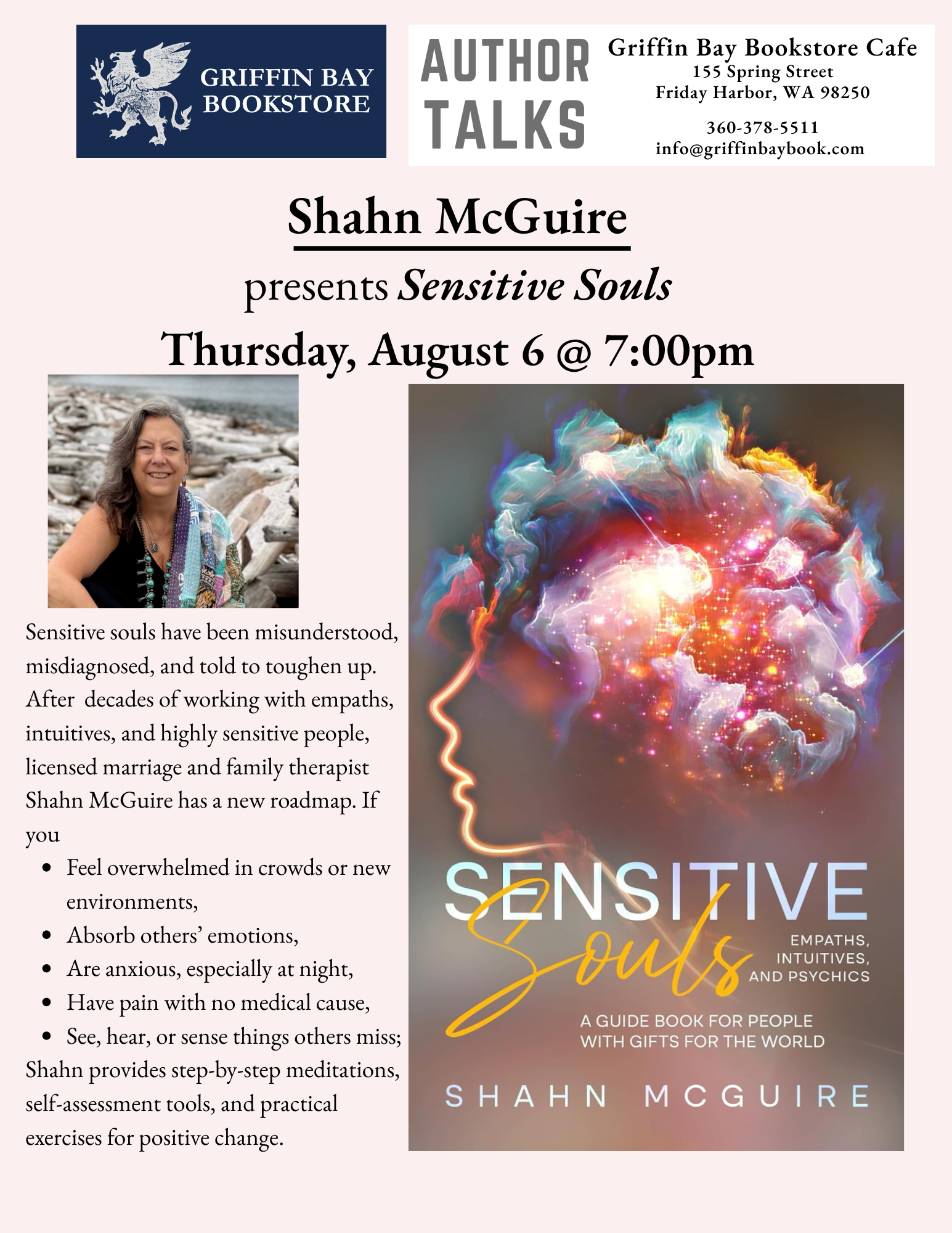 Shahn McGuire presents her book Sensitive Souls
